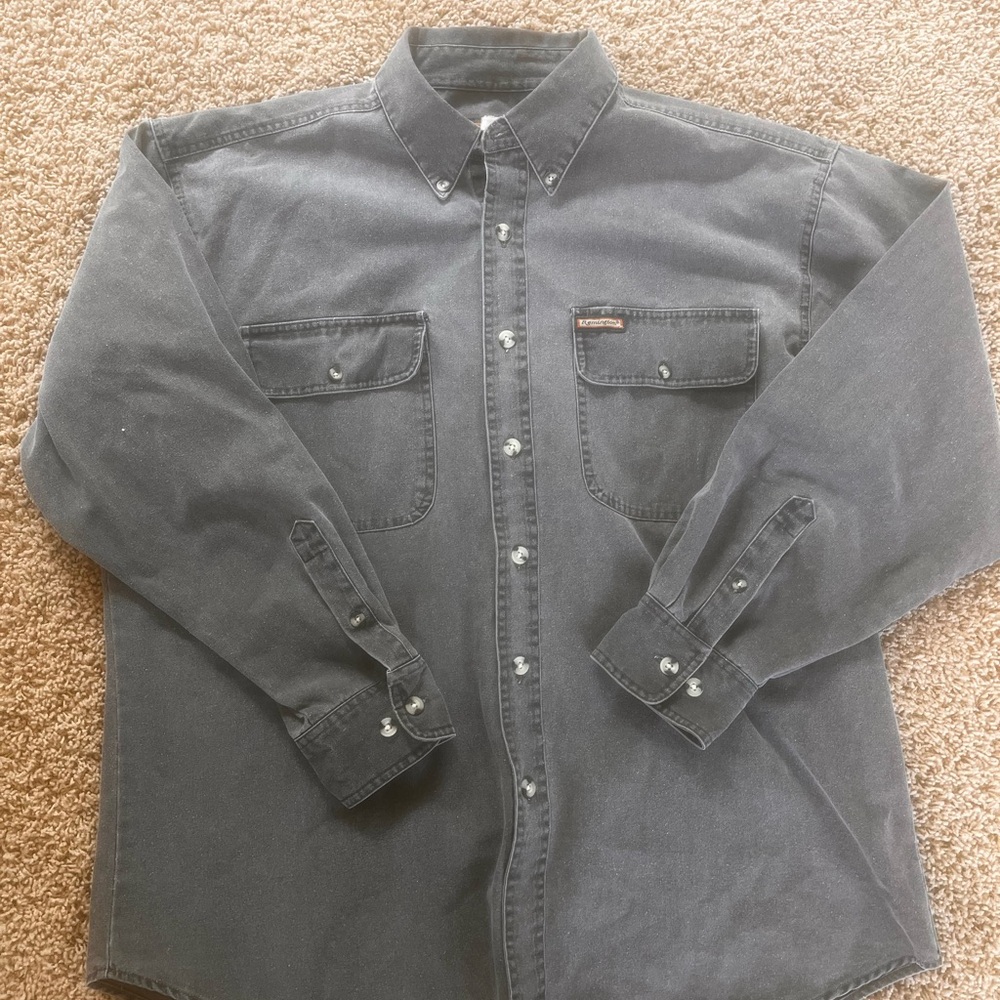 Remington Charcoal Button-Up Shirt